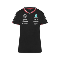 T-shirt femme Team Driver noir Mercedes AMG F1 2024