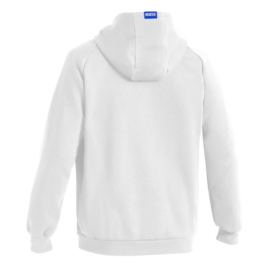Sweat-shirt à capuche homme Sparco Full Zip GULF MY25 blanc