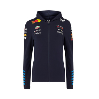 Sweat à capuche Zip Team pour femme Red Bull Racing 2024