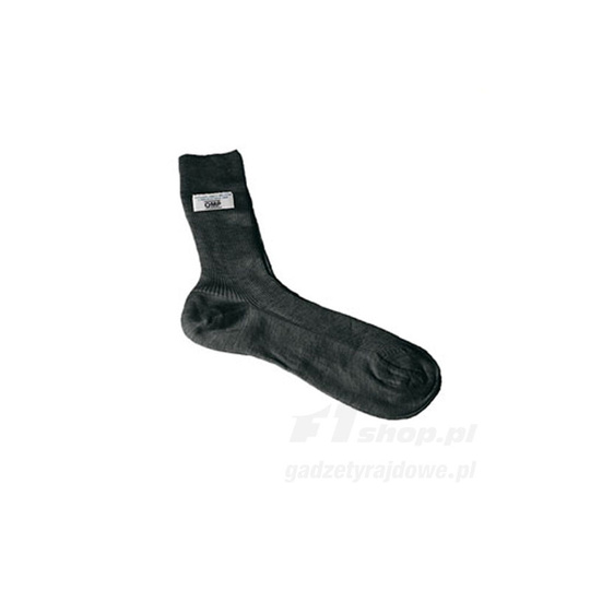 Chaussettes courtes OMP CLASSIC noires (approbation FIA)