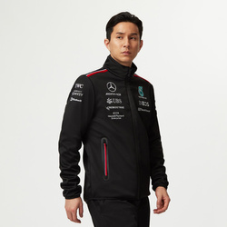 Softshell homme noir Team Mercedes AMG F1 