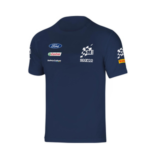 T-shirt homme Team M-Sport Sparco bleu foncé