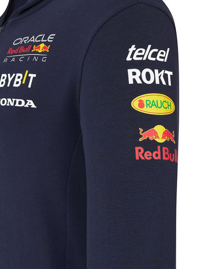 Sweat à capuche Full Zip Red Bull Racing 2024 pour hommes
