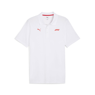 Polo homme Small Logo blanc Formula 1 2025