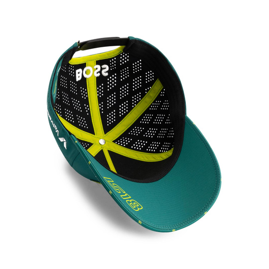 Casquette baseball enfant Stroll Team Aston Martin F1 2025 vert