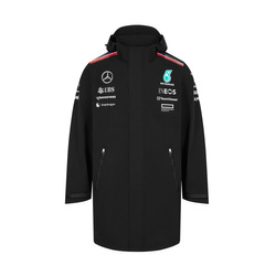 Veste de pluie homme Team Mercedes AMG F1 2024 noire