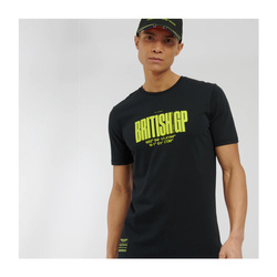 T-shirt homme Silverstone Aston Martin F1 noir