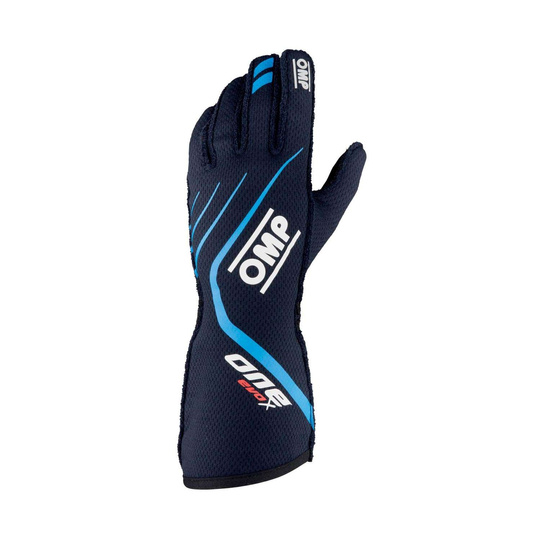 OMP Gants FIA ONE EVO X bleu foncé