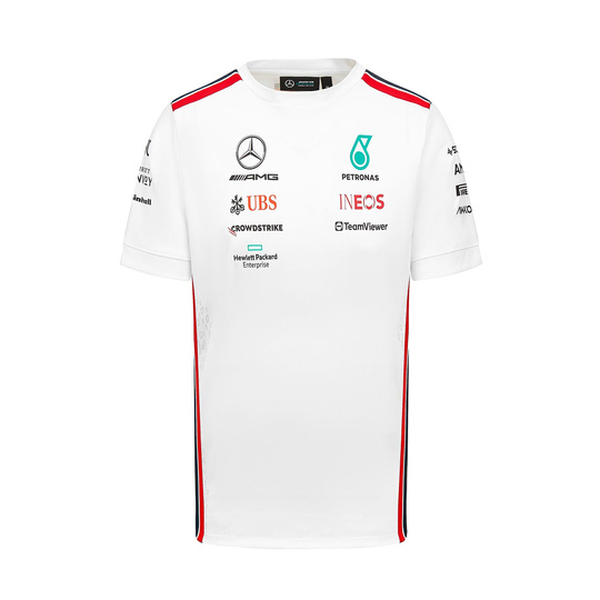 T-shirt homme Team blanc Mercedes AMG F1 