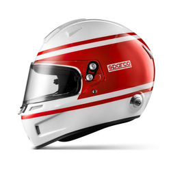 Casque fermé FIA Sparco AIR PRO 1977 RF-5 MY22 Blanc/Rouge