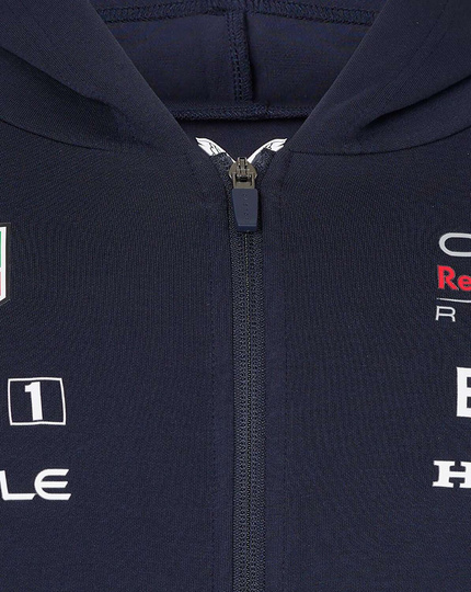 Sweat à capuche Full Zip Red Bull Racing 2024 pour hommes
