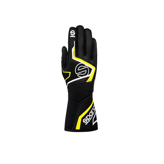 Gants de course Sparco TIDE+ noir-jaune (FIA)