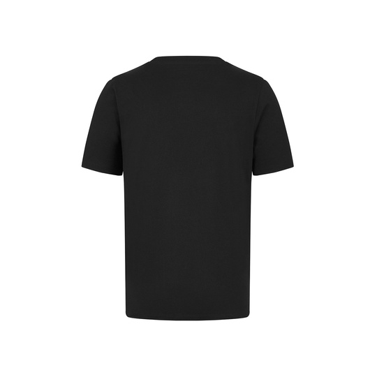 T-shirt noir avec grand logo pour hommes, Mercedes AMG F1 2024