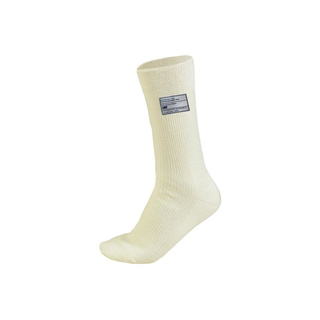 Chaussettes OMP NOMEX blanches (approbation FIA)
