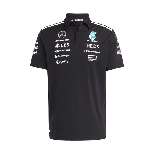 Polo homme Team Mercedes AMG F1 2025 noir