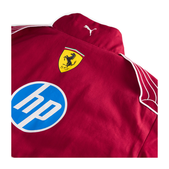 Veste de bombardier vintage pour homme Team Scuderia Ferrari F1 2025