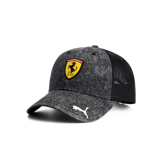 Casquette de baseball homme Trucker Black Ferrari F1 2025