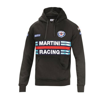 Sweat Homme Capuche Sparco Martini noir