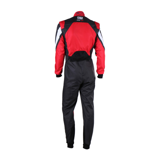 Combinaison karting enfant FIA OMP KS-3X 8877-2022 noir-rouge