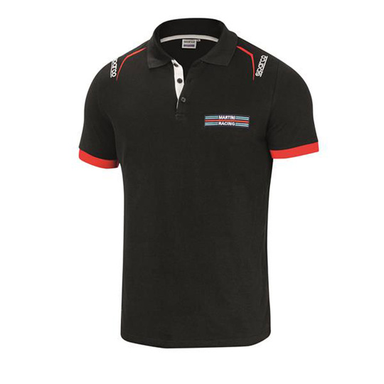 Polo homme Sparco Martini Logo black