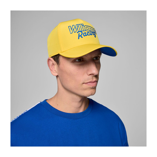 Casquette baseball homme trucker Pitlane jaune Williams Racing 2025