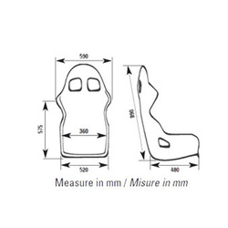 Fauteuil OMP CHAMP MY14 (approbation FIA)