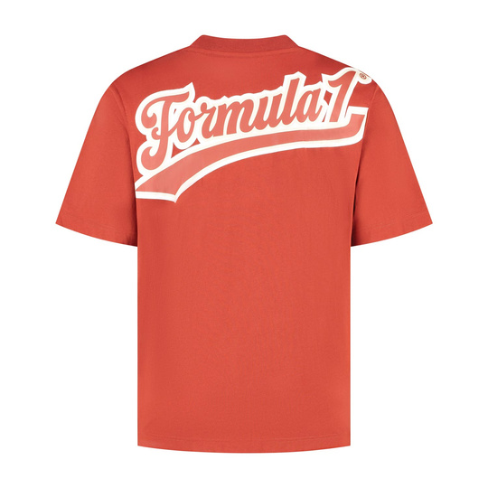 T-Shirt Homme Heritage Logo rouge Formula 1 2025
