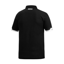 Polo homme Sparco Zip MY22 noir