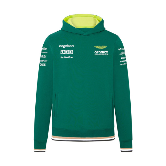 Sweat à capuche pour hommes de l'équipe Aston Martin F1