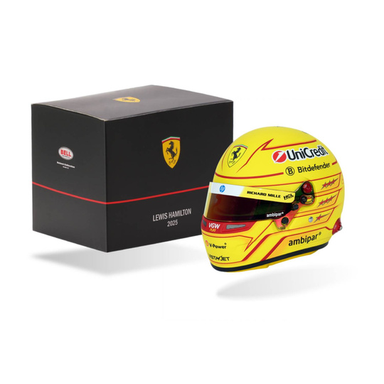 Miniature 1:2 Casque Lewis Hamilton Scuderia Ferrari 2025