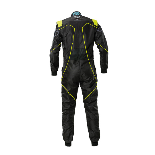 Combinaison karting pour enfant FIA OMP KS-3X Art 8877-2022 noir-jaune