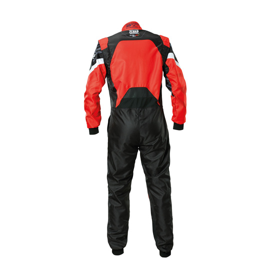 Combinaison karting FIA OMP KS-3X Art 8877-2022 noir-rouge