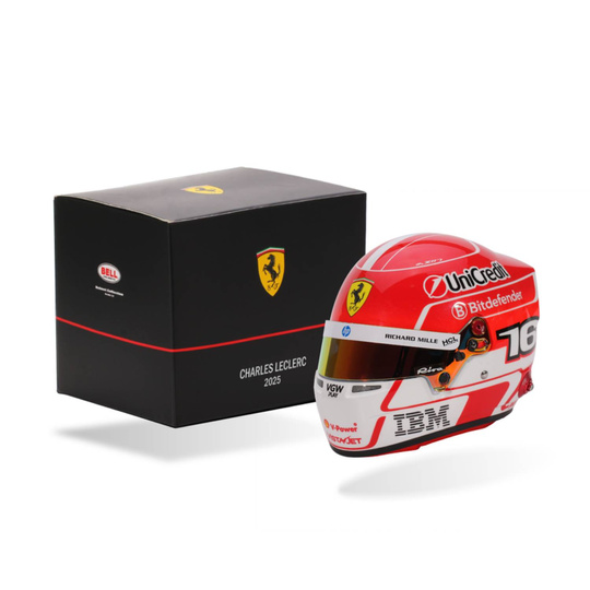 Miniature 1:2 Casque Charles Leclerc Scuderia Ferrari 2025