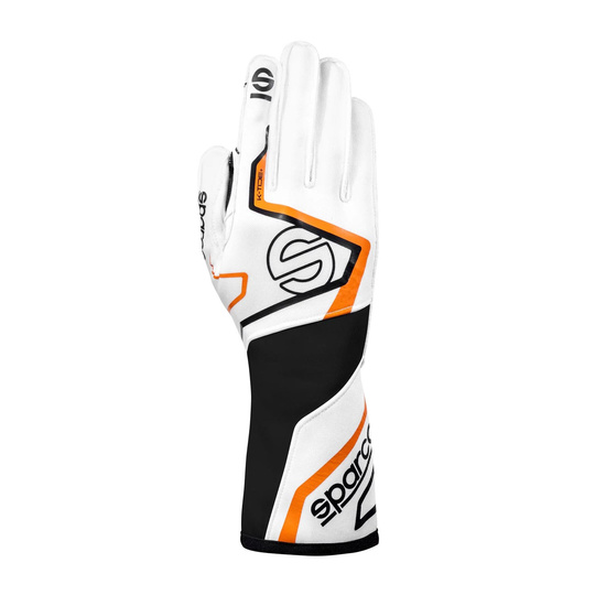 Gants de karting FIA Sparco K-TIDE+ 8877-2022 blanc-orange