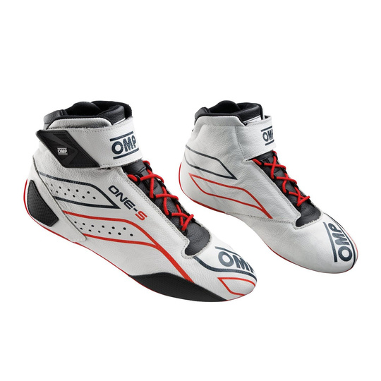 Chaussures de rallye OMP ONE-S MY20 blanches (approbation FIA)