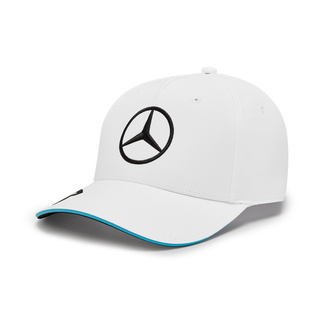 Casquette baseball homme George Russell Mercedes AMG F1 2024 blanche