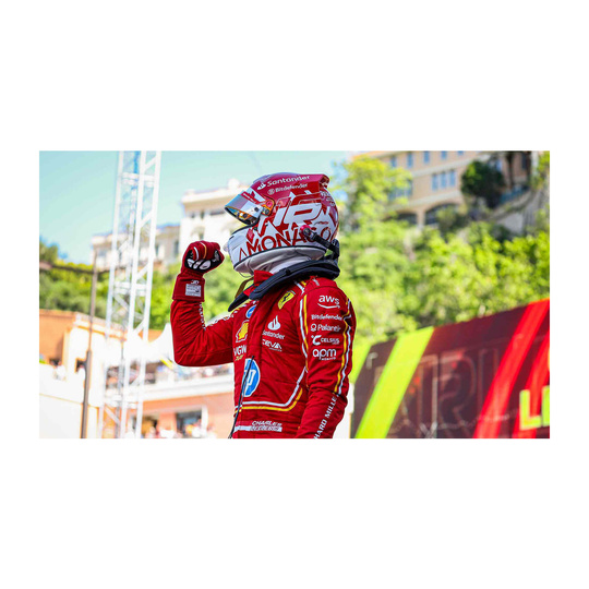 Miniature 1:5 Casque Charles Leclerc Monaco GP Scuderia Ferrari