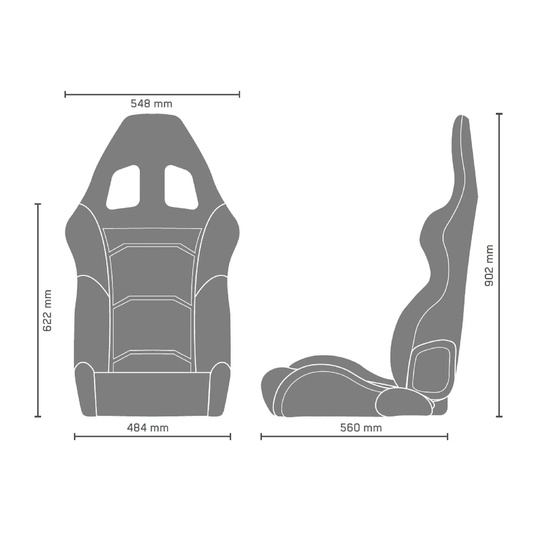 Baquet Sparco R500 TORINO SKY