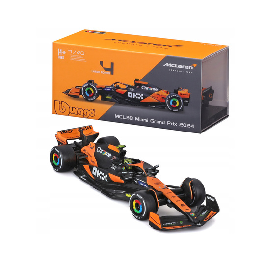 Modele 1/43 Lando Norris Miami MCL38 McLaren