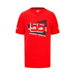 T-shirt homme Sainz Driver Red Ferrari F1