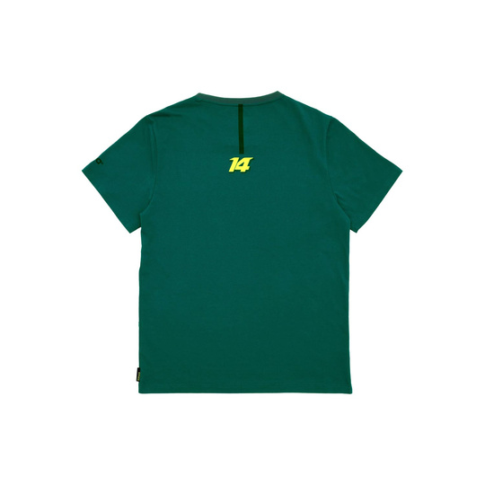 T-shirt enfant Alonso Kimoa Aston Martin F1 vert