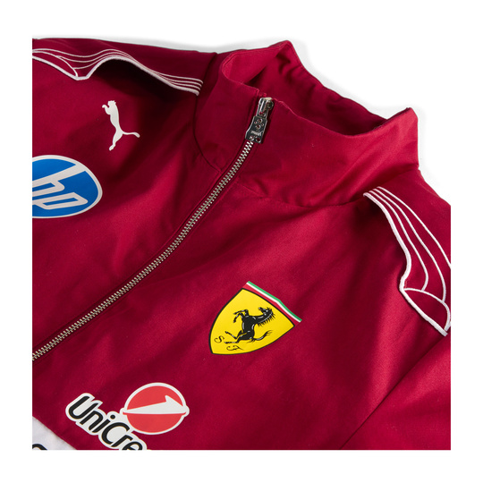 Veste de bombardier vintage pour homme Team Scuderia Ferrari F1 2025
