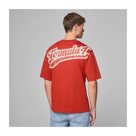 T-Shirt Homme Heritage Logo rouge Formula 1 2025
