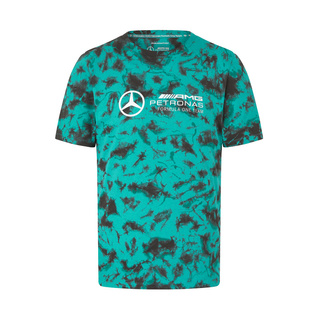 T-shirt tie-dye Mercedes AMG F1 2024 pour hommes