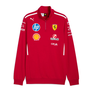 Sweatshirt 1/4 Zip homme Scuderia Ferrari F1 2025