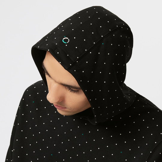 Sweat capuche Homme Polka Dot Black Mercedes AMG F1 