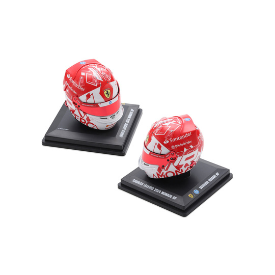 Miniature 1:5 Casque Charles Leclerc Monaco GP Scuderia Ferrari