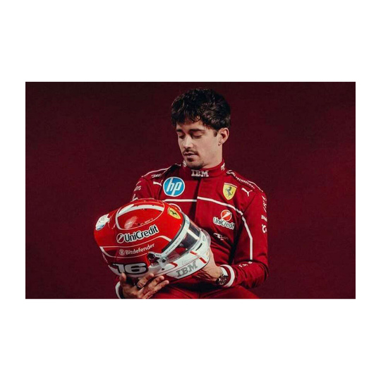 Miniature 1:2 Casque Charles Leclerc Scuderia Ferrari 2025