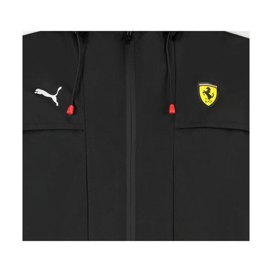 Veste homme imperméable noir Scuderia Ferrari F1 2025