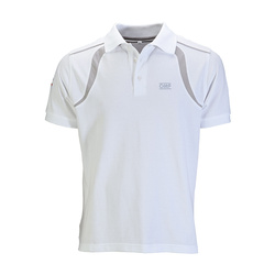 Polo homme OMP Racing Spirit Blanc